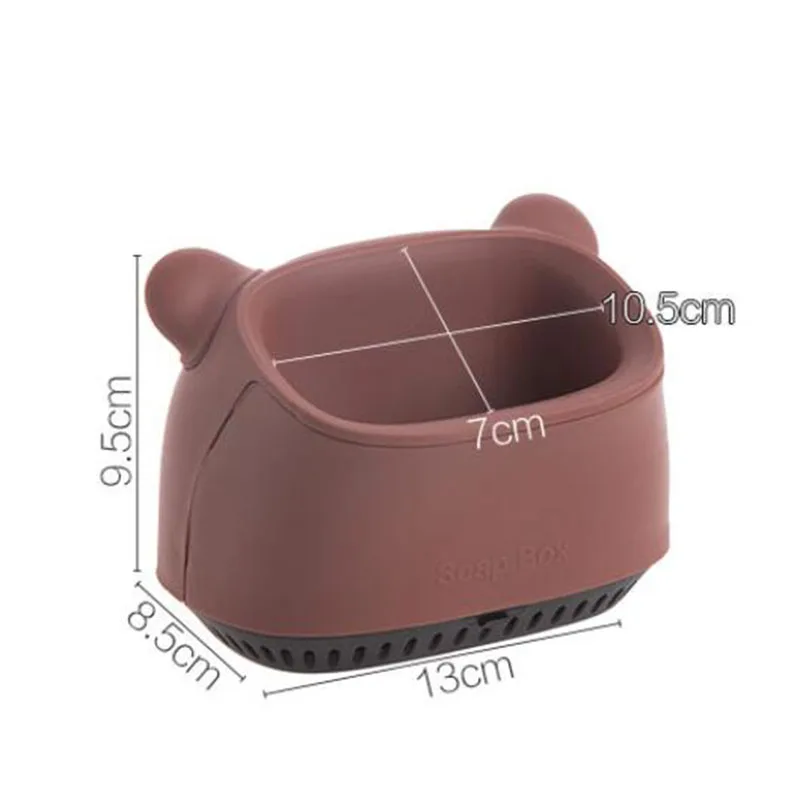 Creative Small Bear Soap Dish Home Toilet Free Punch Laundry Soap Storage Box Simple Nordic Style Plastic Double-drain Soap Box
Creative Small Bear Soap Dish Home Toilet Free Punch Laundry Soap Storage Box Simple Nordic Style Plastic Double-drain Soap Box