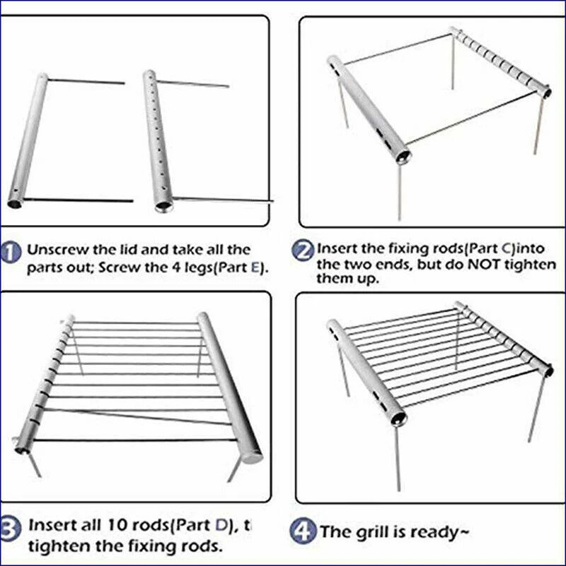Rotisserie Foldable Stainless Steel BBQ Grill Rack Portable Camping Mini BBQ Grill Bracket Barbecue Accessories Drop Shipping
Rotisserie Foldable Stainless Steel BBQ Grill Rack Portable Camping Mini BBQ Grill Bracket Barbecue Accessories Drop Shipping
