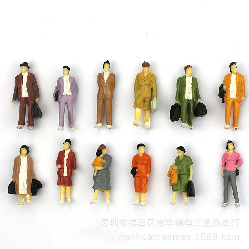 25pcs/lot Model Passengers 1:100 Scale Miniature Figures Architectural Train Landscape Game theme Layout
25pcs/lot Model Passengers 1:100 Scale Miniature Figures Architectural Train Landscape Game theme Layout