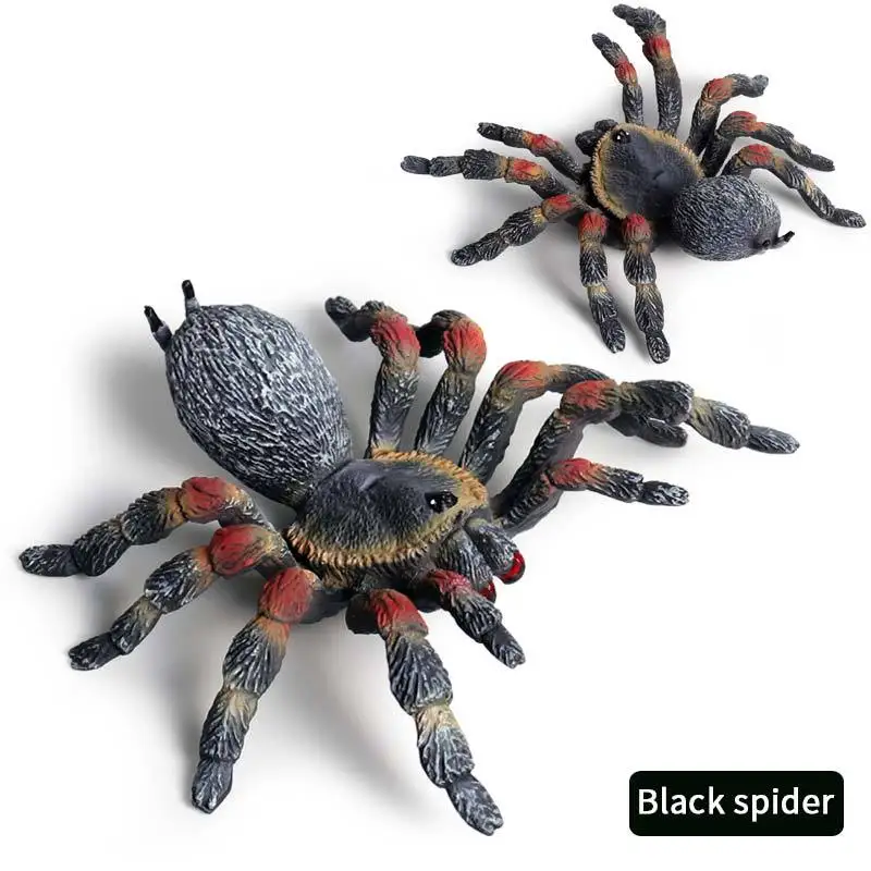 2pc/Set Children solid simulation wild animal insect model Halloween tricky toy spider red spider black spider
2pc/Set Children solid simulation wild animal insect model Halloween tricky toy spider red spider black spider