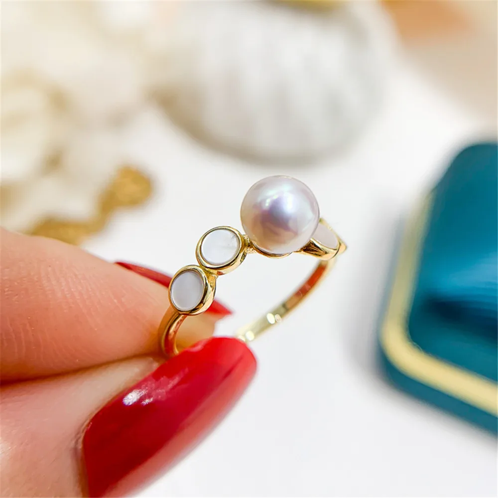 Pearl Ring Settings, Fashionable Ring Findings, Adjustable Size 925 Silver Ring Jewelry DIY Making No Pearl
Pearl Ring Settings, Fashionable Ring Findings, Adjustable Size 925 Silver Ring Jewelry DIY Making No Pearl