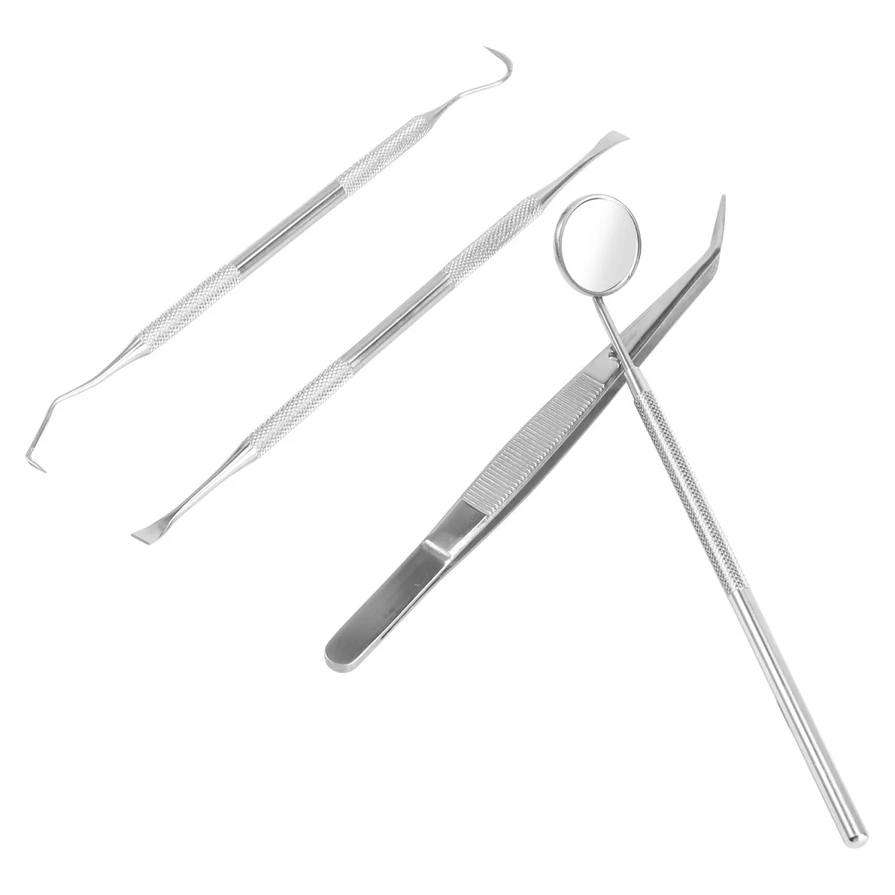 1 Set Stainless Steel Tools Tooth Stone Remover Pick Scaler Mirror 
1 Set Stainless Steel Tools Tooth Stone Remover Pick Scaler Mirror