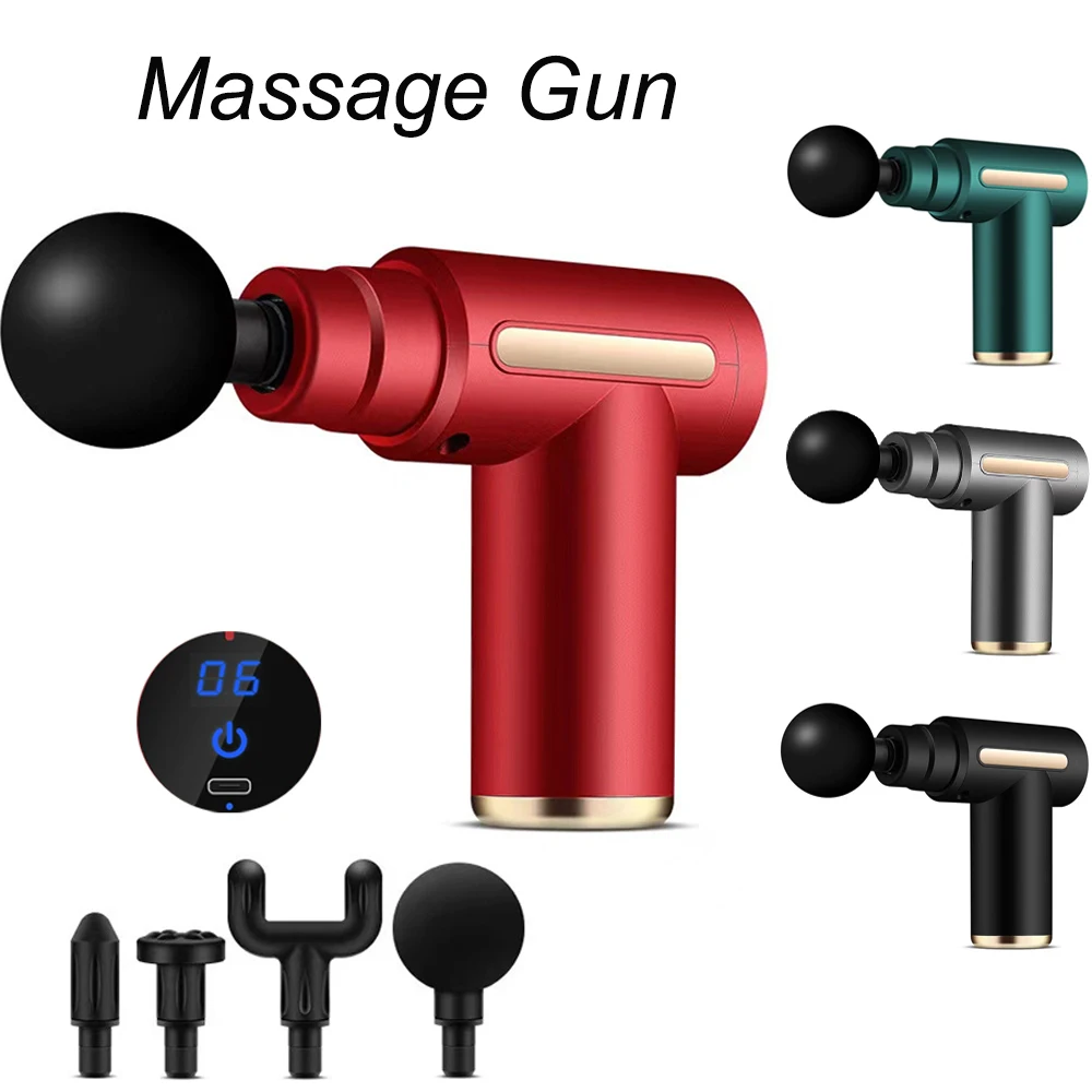 Portable Deep Tissue Massage Gun for Pain Relief Super Quiet Portable Neck Back Body Handheld Deep Tissue Massager
Portable Deep Tissue Massage Gun for Pain Relief Super Quiet Portable Neck Back Body Handheld Deep Tissue Massager