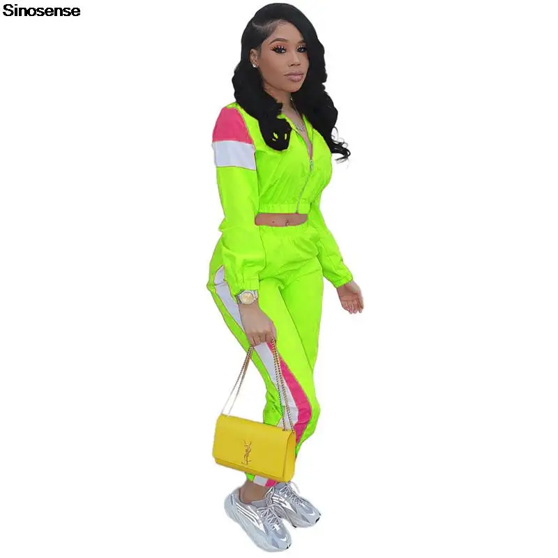 Women 2 Piece Outfits Pullover Zipper Jacket Windbreaker Elastic Waistband Pants Fashion Two Piece Sets Casual Sports Tracksuit
Women 2 Piece Outfits Pullover Zipper Jacket Windbreaker Elastic Waistband Pants Fashion Two Piece Sets Casual Sports Tracksuit