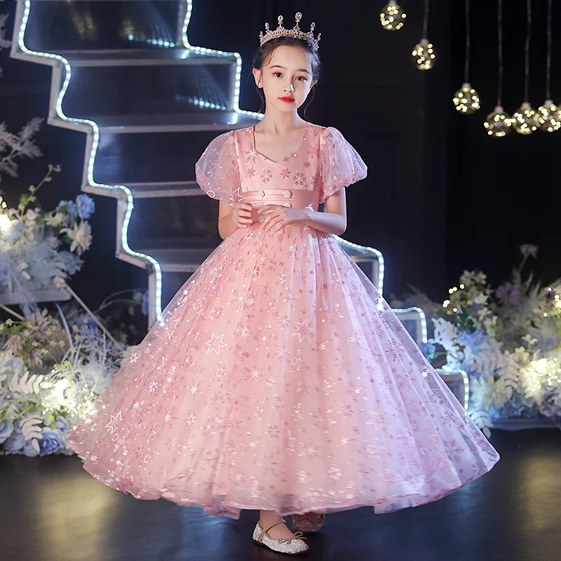Model Show Performance Children Girls First Communication Princess Lace Dress Kids Elegant Pink Birthday Wedding Party Dresses
Model Show Performance Children Girls First Communication Princess Lace Dress Kids Elegant Pink Birthday Wedding Party Dresses