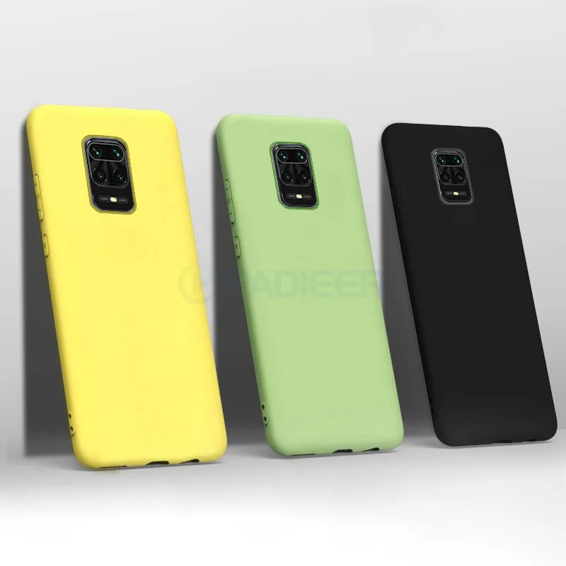 Силиконовый чехол для Xiaomi Redmi Note 9s/ 9/ Note9 Pro цвет на выбор|Бамперы| |