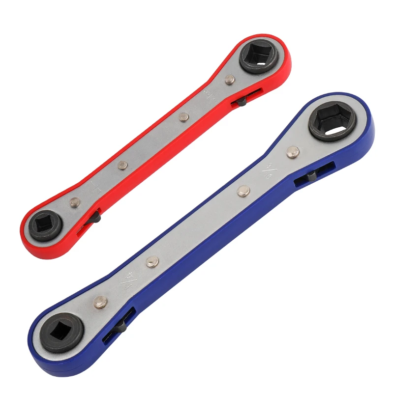 Air Conditioning Repair Tool Ratchet Wrench Refrigeration Tool Double Ratchet Spanners 1/4 3/16 9/16 1/2
Air Conditioning Repair Tool Ratchet Wrench Refrigeration Tool Double Ratchet Spanners 1/4 3/16 9/16 1/2