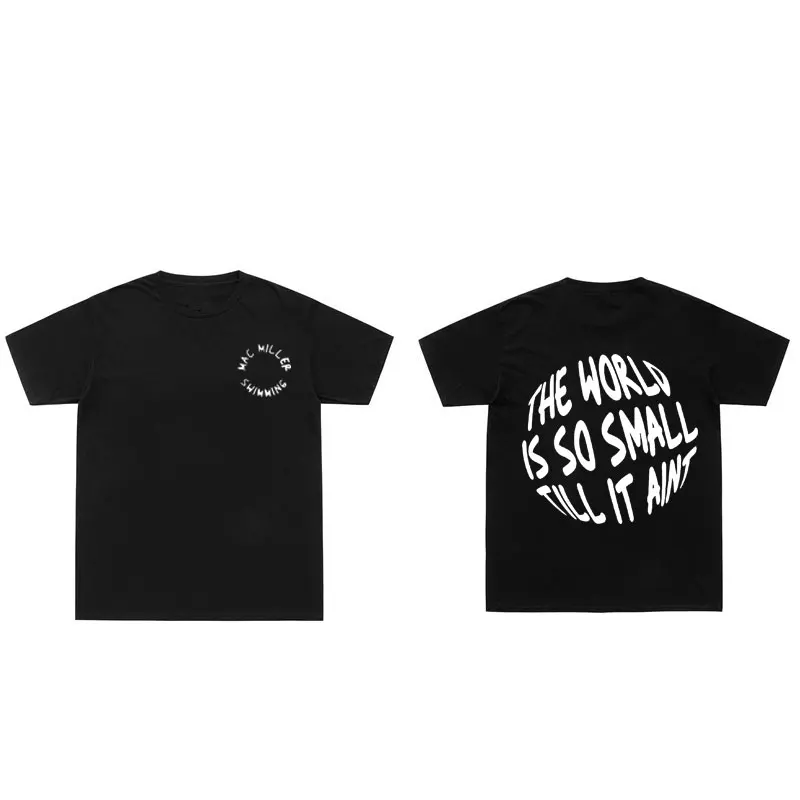 Mac Miller Swimming Tshirt The World Is So Small Till It Aint T Shirts Fashion Letter Print T-shirt Men Women Hip Hop Loose Tee 
Mac Miller Swimming Tshirt The World Is So Small Till It Aint T Shirts Fashion Letter Print T-shirt Men Women Hip Hop Loose Tee