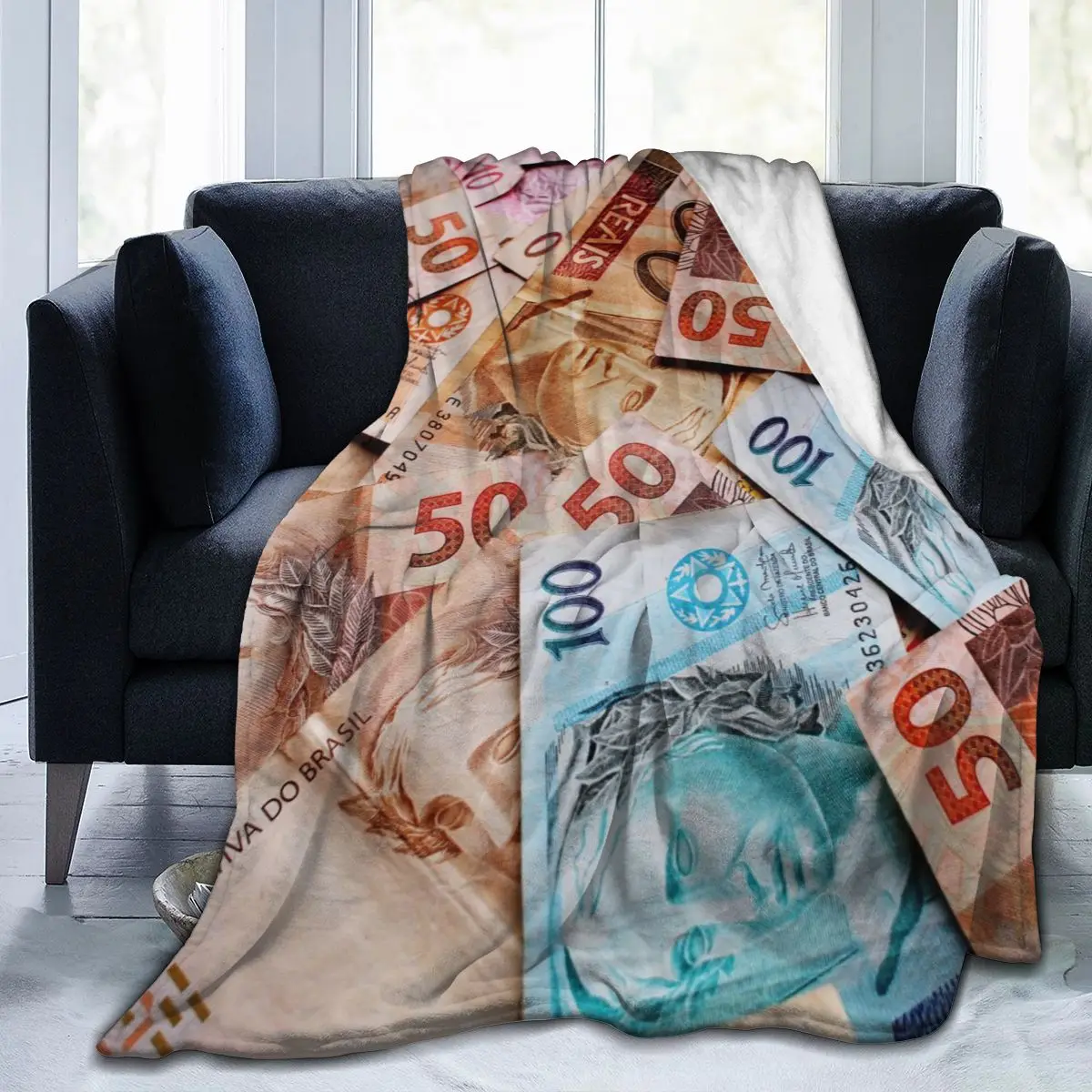 New 3D PersonalityBanknote Printed Flannel Blanket Sheet Bedding Soft Blanket Bed Cover Home Textile Decoration
New 3D PersonalityBanknote Printed Flannel Blanket Sheet Bedding Soft Blanket Bed Cover Home Textile Decoration