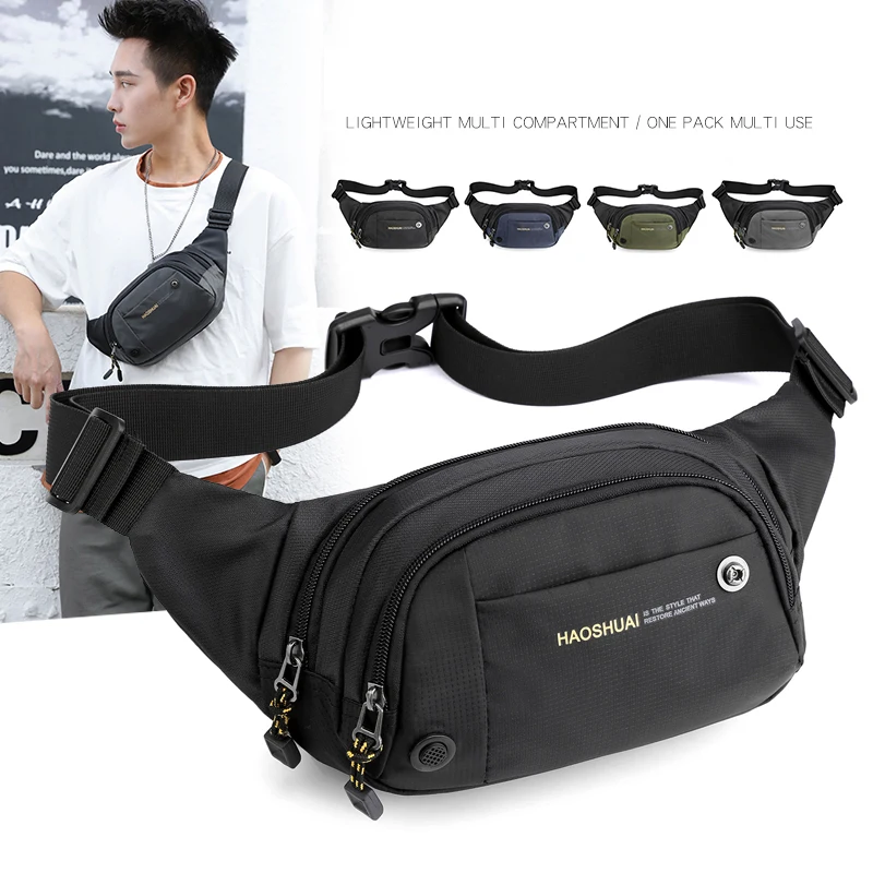 Casual Waterproof Running Bag Men Belt Purse Nylon Outdoor Waist Bag Travel Phone Pouch Messenger Pouch Male Chest Bags
Casual Waterproof Running Bag Men Belt Purse Nylon Outdoor Waist Bag Travel Phone Pouch Messenger Pouch Male Chest Bags