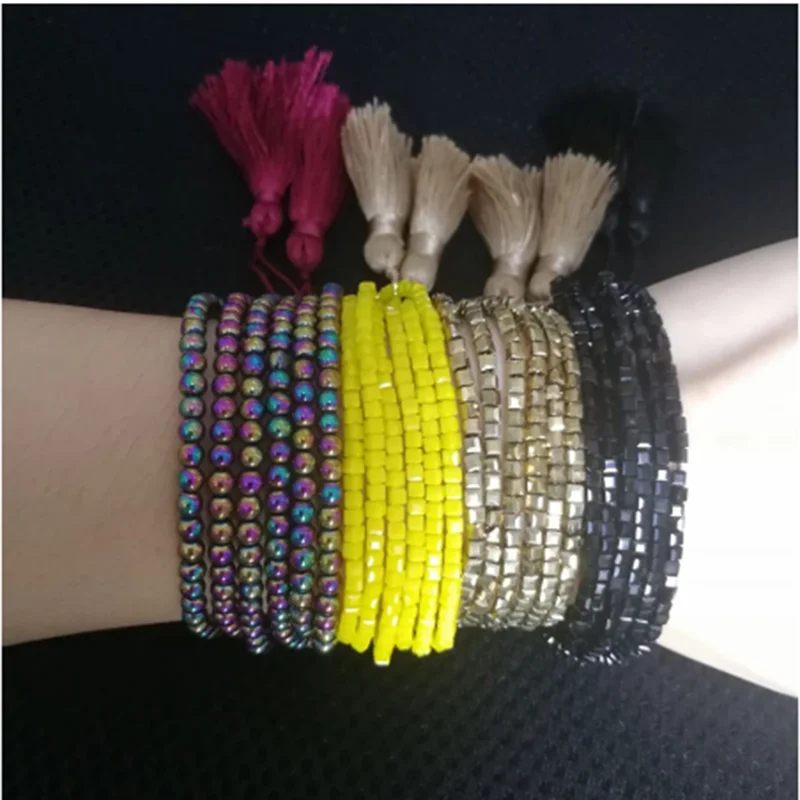 showboho 4mm Friendship bracelet men's crystal beaded jewelry 6 layers beaded charm pulsras mujer ladies bracelet
showboho 4mm Friendship bracelet men's crystal beaded jewelry 6 layers beaded charm pulsras mujer ladies bracelet