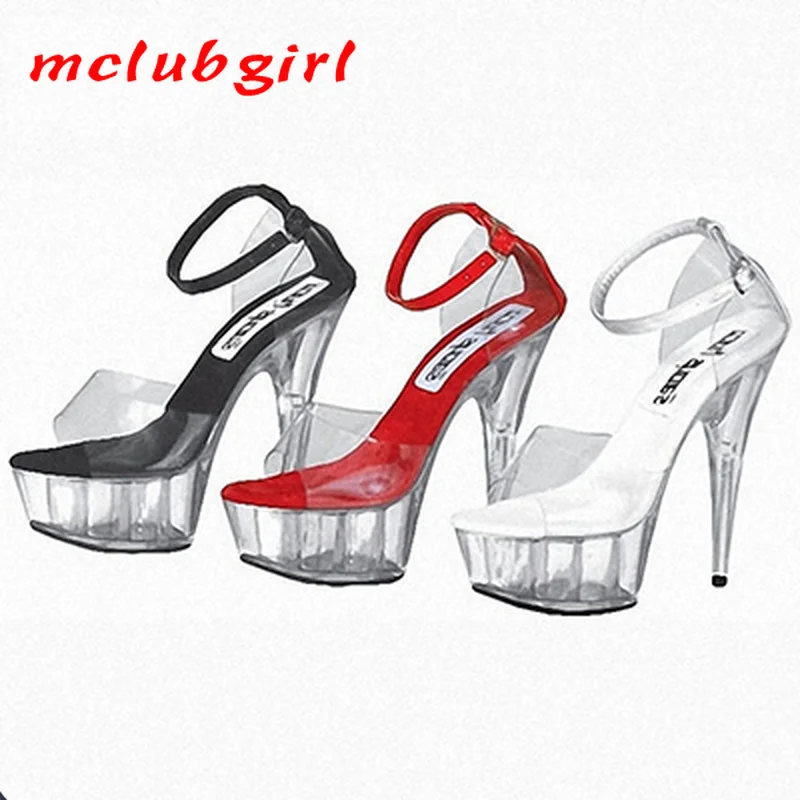 Mclubgirl 15cm Heels Fish Mouth Thick Bottom Night Bag and Transparent Crystal Wedding Party with Super High Heels LYP
Mclubgirl 15cm Heels Fish Mouth Thick Bottom Night Bag and Transparent Crystal Wedding Party with Super High Heels LYP