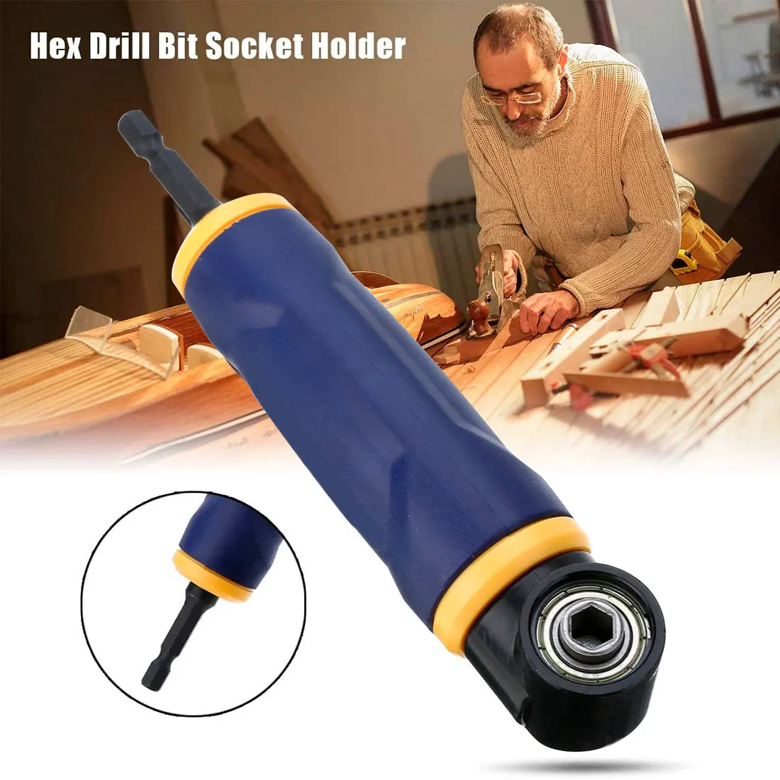 Right Angle Extension Driver 90 Degree Drilling Shank Screwdriver 1/4" Hex Drill Bit Socket Holder For Woodworking Tool
Right Angle Extension Driver 90 Degree Drilling Shank Screwdriver 1/4" Hex Drill Bit Socket Holder For Woodworking Tool