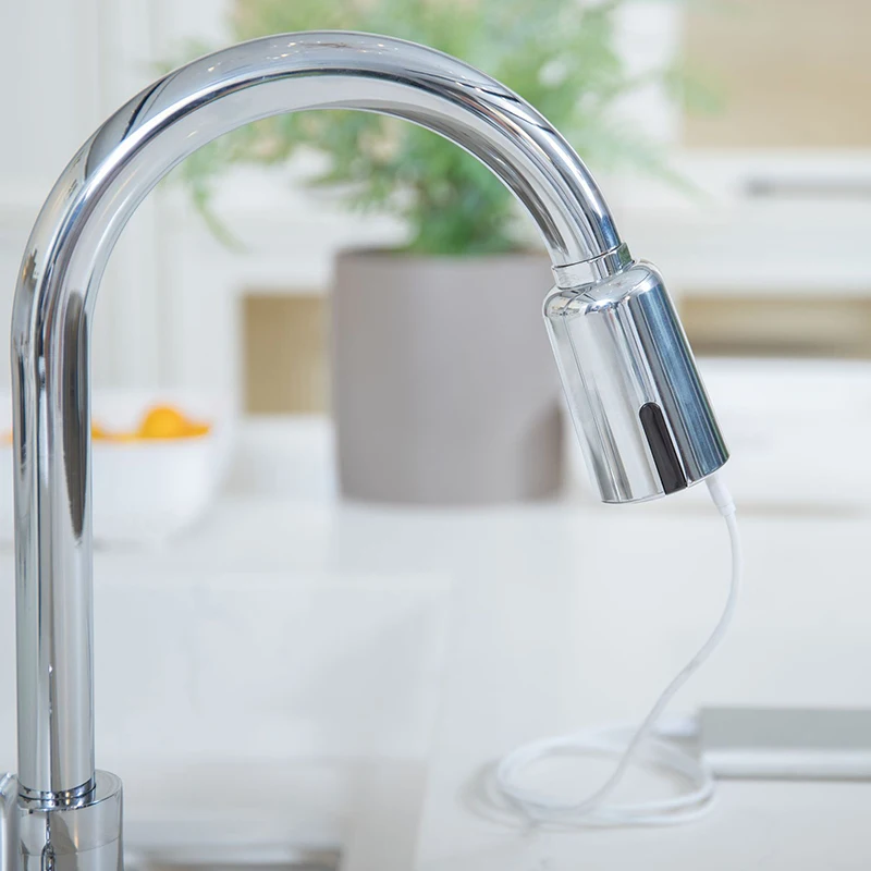 Smart Sensor Faucet Mouth Touchless Faucet Spray Head Replacement for Kitchen Sink JA55
Smart Sensor Faucet Mouth Touchless Faucet Spray Head Replacement for Kitchen Sink JA55