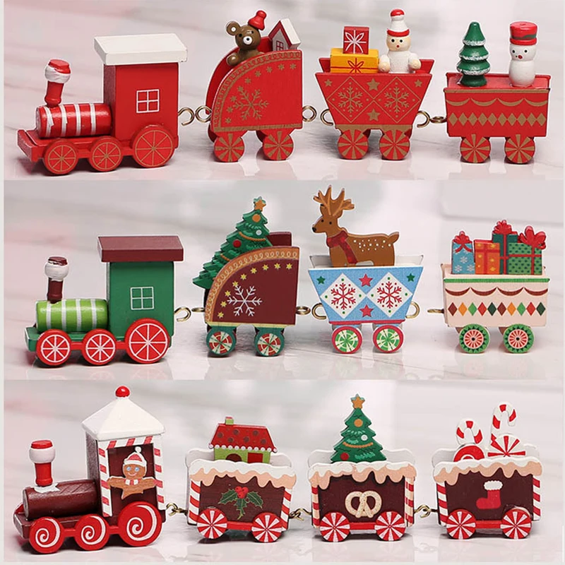 Wooden Train Christmas Decoration for Home Santa Claus Gift Toys Crafts Xmas Ornaments Table Decor Happy New Year 2021 Navidad
Wooden Train Christmas Decoration for Home Santa Claus Gift Toys Crafts Xmas Ornaments Table Decor Happy New Year 2021 Navidad