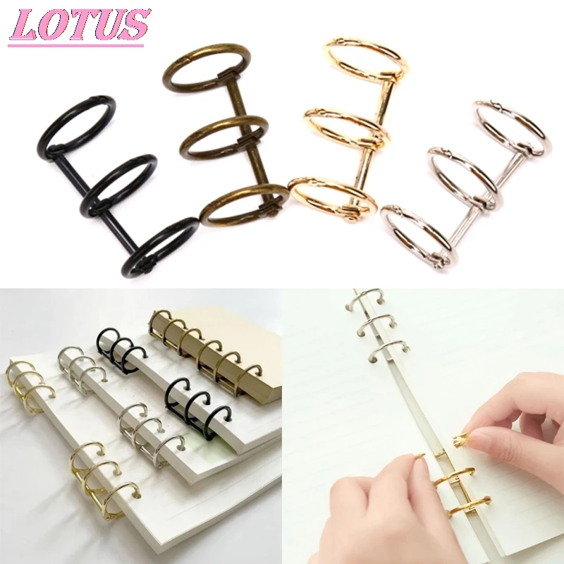 2Pcs Metal Loose Leaf Book Binder 3 Rings For Notebook Album Scrapbook Clips Metal Ring Binder Calendar Circle Stationery Office
2Pcs Metal Loose Leaf Book Binder 3 Rings For Notebook Album Scrapbook Clips Metal Ring Binder Calendar Circle Stationery Office