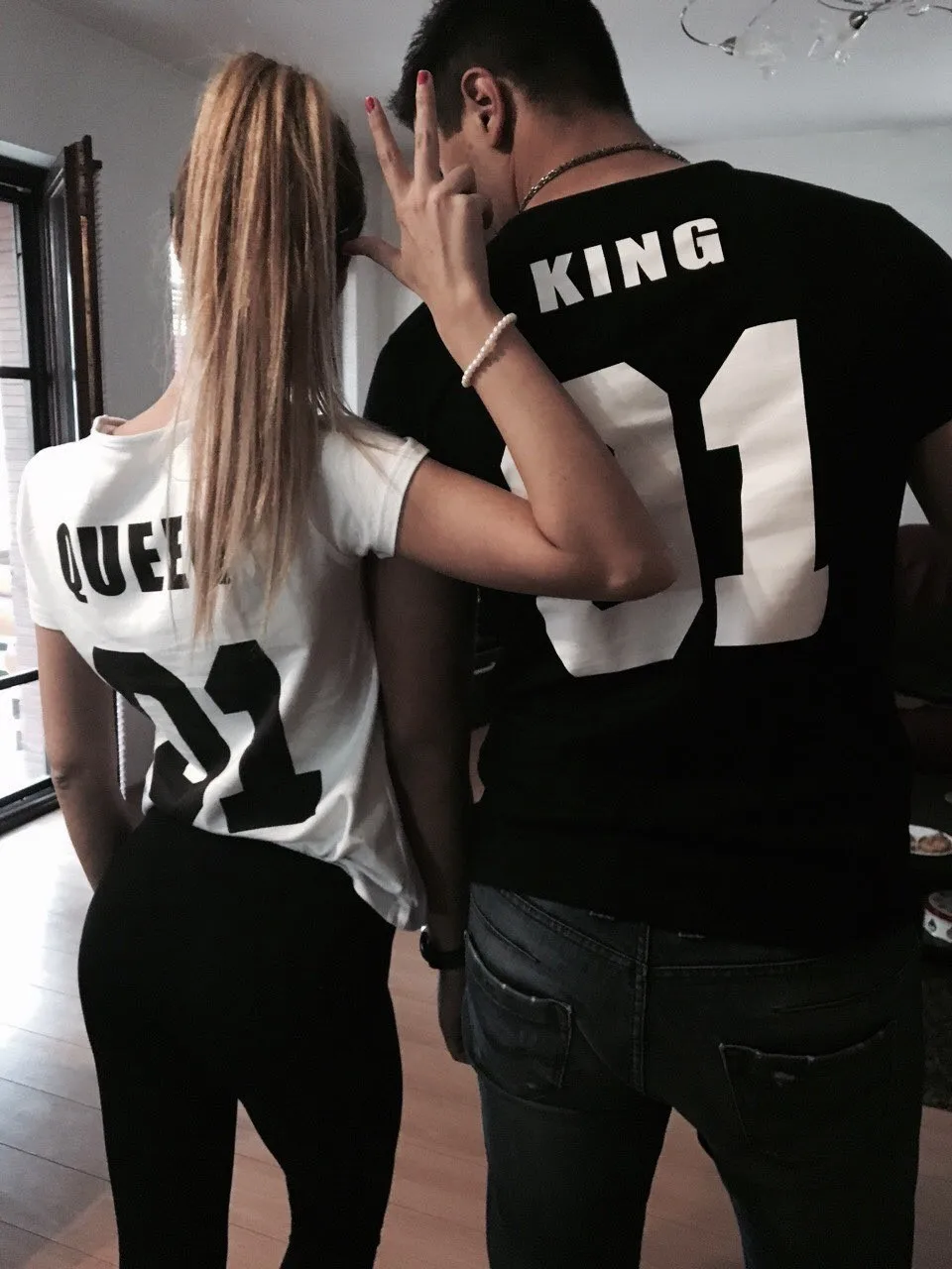 2021 Valentine's Day 100% Cotton Matching T shirt King 07 Queen 07 Prince Princess Newborn Letter Print Shirts
2021 Valentine's Day 100% Cotton Matching T shirt King 07 Queen 07 Prince Princess Newborn Letter Print Shirts
