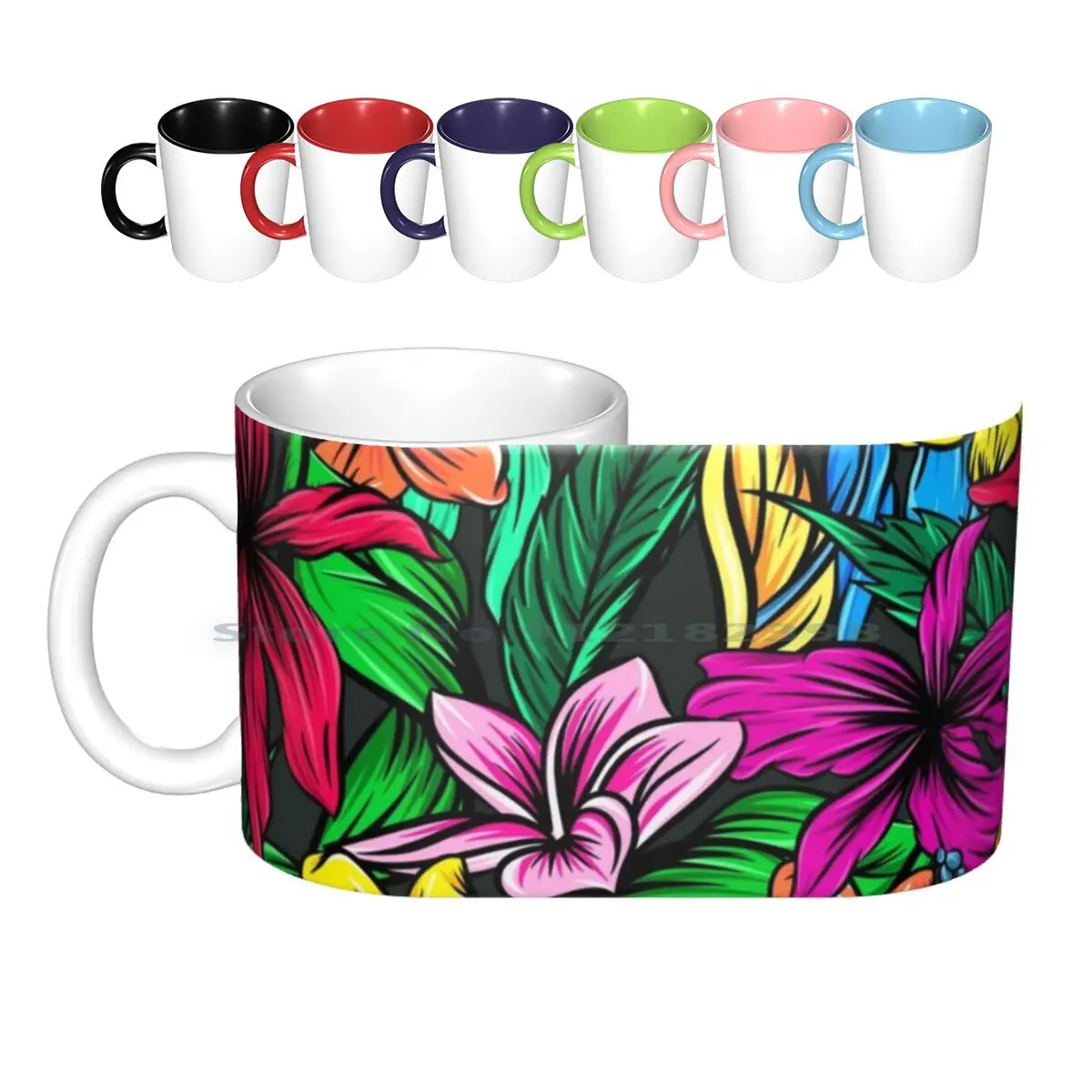 Подходящая маска и рубашка с рисунком тропических растений Керамические Кружки Кофейные чашки Кружка для молока и чая искусственная текст... 
Подходящая маска и рубашка с рисунком тропических растений Керамические Кружки Кофейные чашки Кружка для молока и чая искусственная текст...