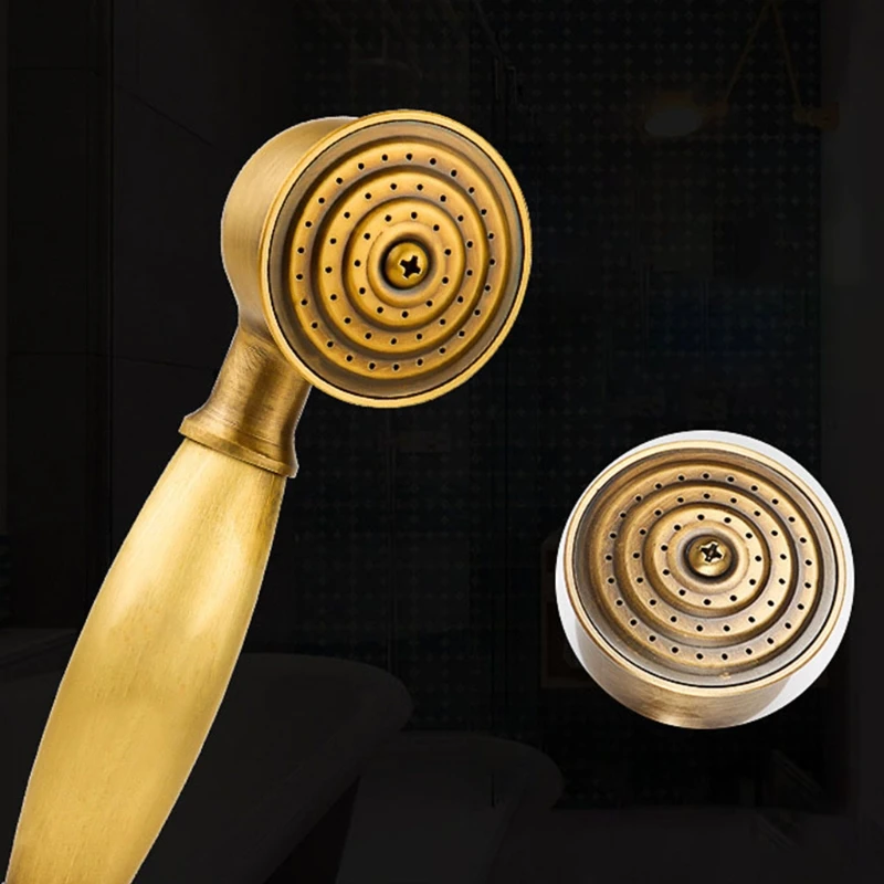 11UA Antique Handheld Shower Head High Pressure Shower Head High Flow Hand Held Showerhead with 52 Copper Outlet Holes
11UA Antique Handheld Shower Head High Pressure Shower Head High Flow Hand Held Showerhead with 52 Copper Outlet Holes