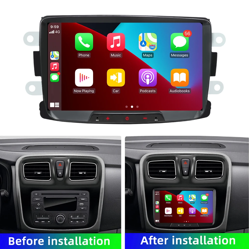 Автомагнитола PEERCE 2DIN Android 9 1 8 дюймов автомобильный мультимедийный плеер GPS Mirrorlink