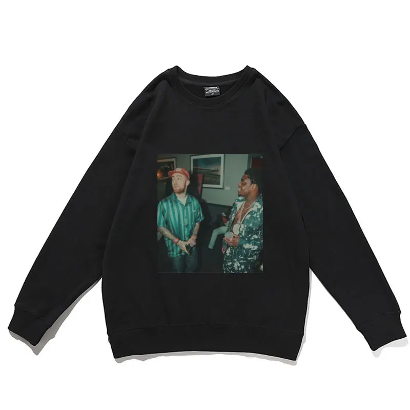 Mac Miller Kodak Black Oversized Print Sweatshirt Men Women Fashion Loose Streetwear Mens Hip Hop Pop Style Sweatshirts Pullover
Mac Miller Kodak Black Oversized Print Sweatshirt Men Women Fashion Loose Streetwear Mens Hip Hop Pop Style Sweatshirts Pullover