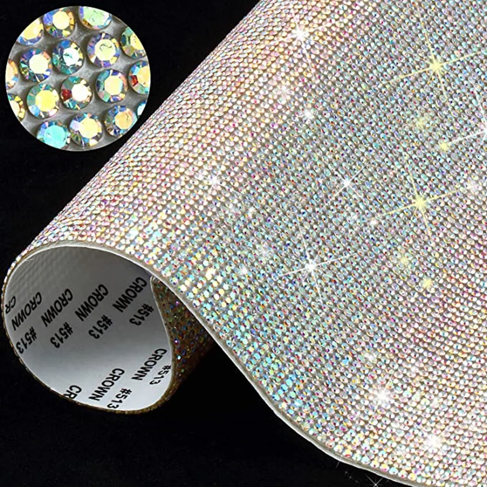 24*40CM Crystal Rhinestones Sticker Sheet DIY Car Decora Sticker Self-Adhesive Glitter Gem Stickers For Arts Crafts Phone Decora
24*40CM Crystal Rhinestones Sticker Sheet DIY Car Decora Sticker Self-Adhesive Glitter Gem Stickers For Arts Crafts Phone Decora