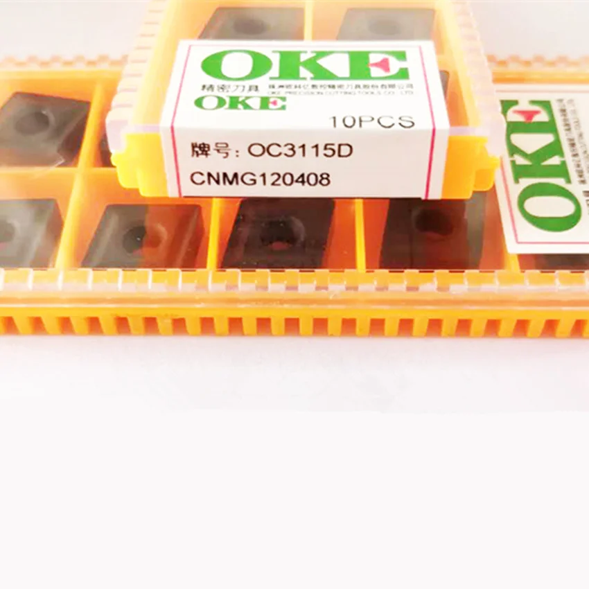 OKE CNMG120404 OC3115D/CNMG120408 OC3115D/CNMG120412 OC3115D/CNMG120408 OC3105/CNMG120412 OC3105 CNC carbide inserts 10PCS/BOX
OKE CNMG120404 OC3115D/CNMG120408 OC3115D/CNMG120412 OC3115D/CNMG120408 OC3105/CNMG120412 OC3105 CNC carbide inserts 10PCS/BOX