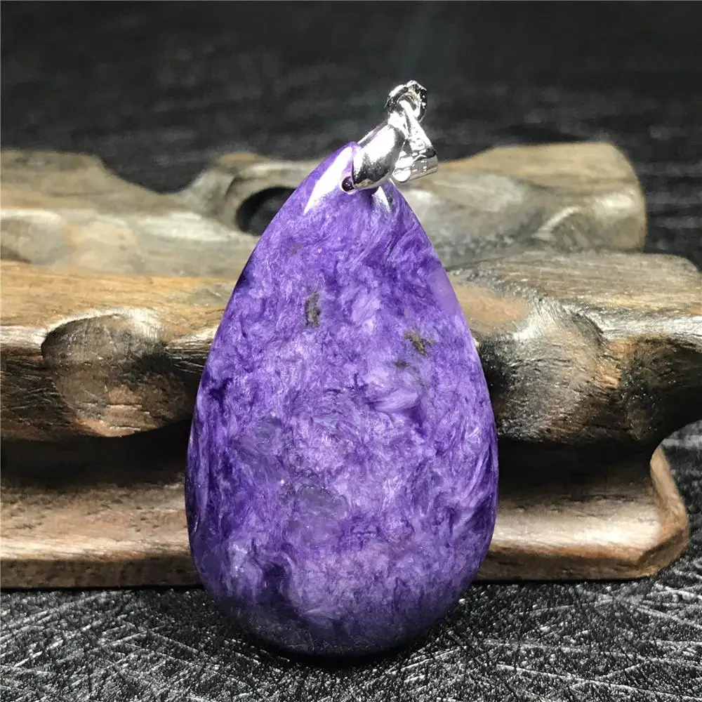 Natural Purple Charoite Pendant Jewelry For Woman Men Healing Love Gift Crystal Stone 43x26x7mm Water Drop Beads Silver AAAAA
Natural Purple Charoite Pendant Jewelry For Woman Men Healing Love Gift Crystal Stone 43x26x7mm Water Drop Beads Silver AAAAA