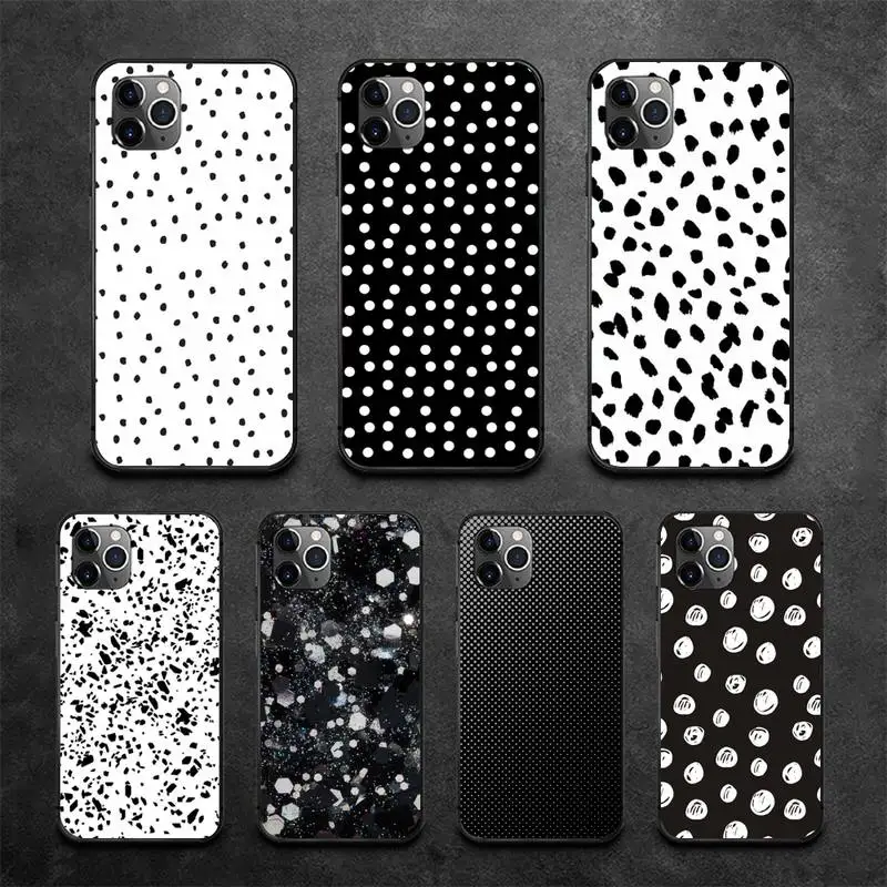 Black And White Polka Dot Phone Case For iPhone 13 12 11Pro Max 11 XR XS Max X Mini 8 7 6 5 SE 2020 Fundas Cover Shell
Black And White Polka Dot Phone Case For iPhone 13 12 11Pro Max 11 XR XS Max X Mini 8 7 6 5 SE 2020 Fundas Cover Shell