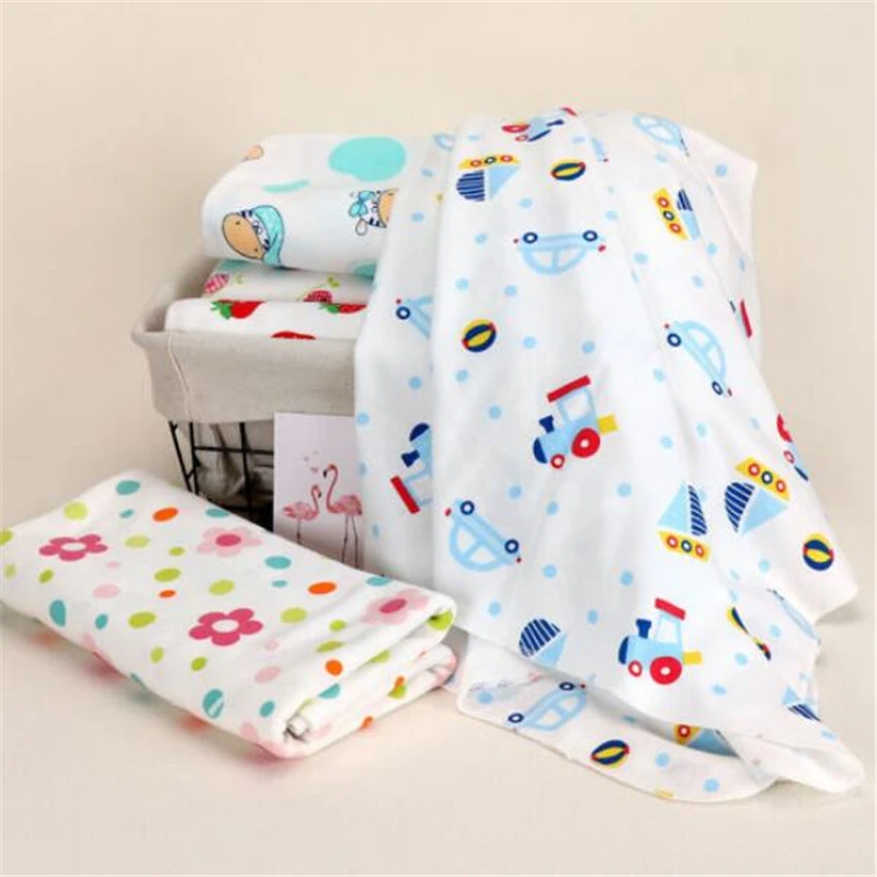 

High Quality Cotton Supersoft Flannel Receiving Baby Blanket Swaddle Baby Bedsheet 74*74CM Baby Blankets Newborn