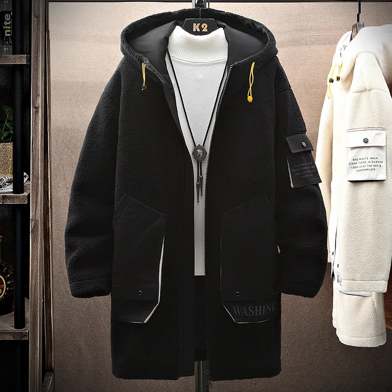 Autumn Winter Men's Windbreaker Hooded Thicken Warm Wind-proof Lamb Wool Coat Big Pocket Casual Hot Sale Male Parka
Autumn Winter Men's Windbreaker Hooded Thicken Warm Wind-proof Lamb Wool Coat Big Pocket Casual Hot Sale Male Parka