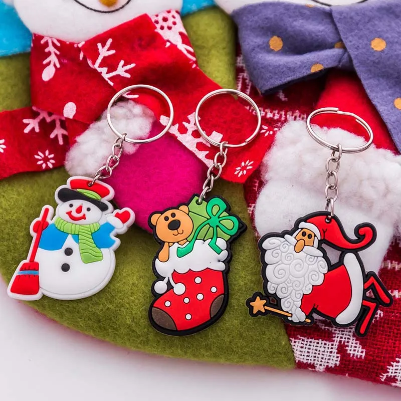 10PCS Cartoon Santa Claus Keychain Christmas Tree Keyring Hanging Pendant Pvc Soft Keychain Christmas Snowman
10PCS Cartoon Santa Claus Keychain Christmas Tree Keyring Hanging Pendant Pvc Soft Keychain Christmas Snowman