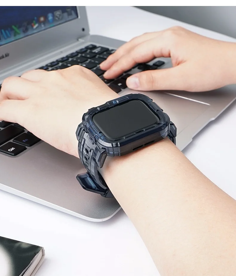 For Apple Watch 38/40/42/44mm Band Colorful Soft Transparent Rubber Sports Strap for IWatch Bracelet Series 5 4 3 2 1 Watchband
For Apple Watch 38/40/42/44mm Band Colorful Soft Transparent Rubber Sports Strap for IWatch Bracelet Series 5 4 3 2 1 Watchband