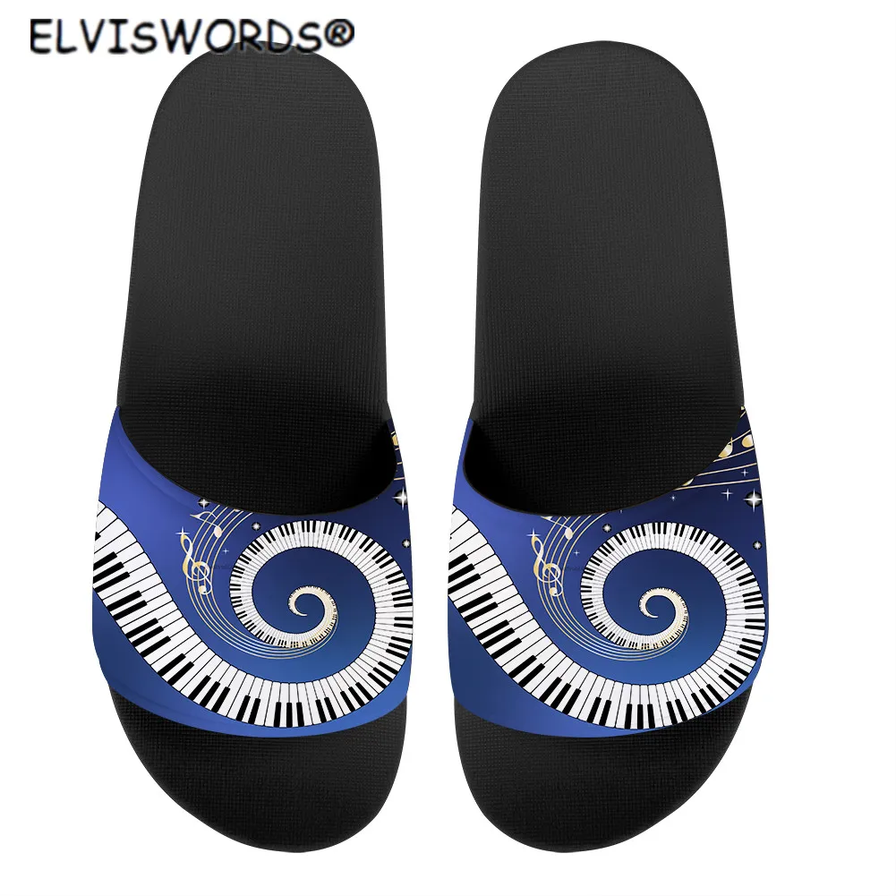 ELVISWORDS Fashion Slippers Light Slip-on House Shoes for Women Blue Music Character Non-slip Bathroom Shower Slipper Slides
ELVISWORDS Fashion Slippers Light Slip-on House Shoes for Women Blue Music Character Non-slip Bathroom Shower Slipper Slides