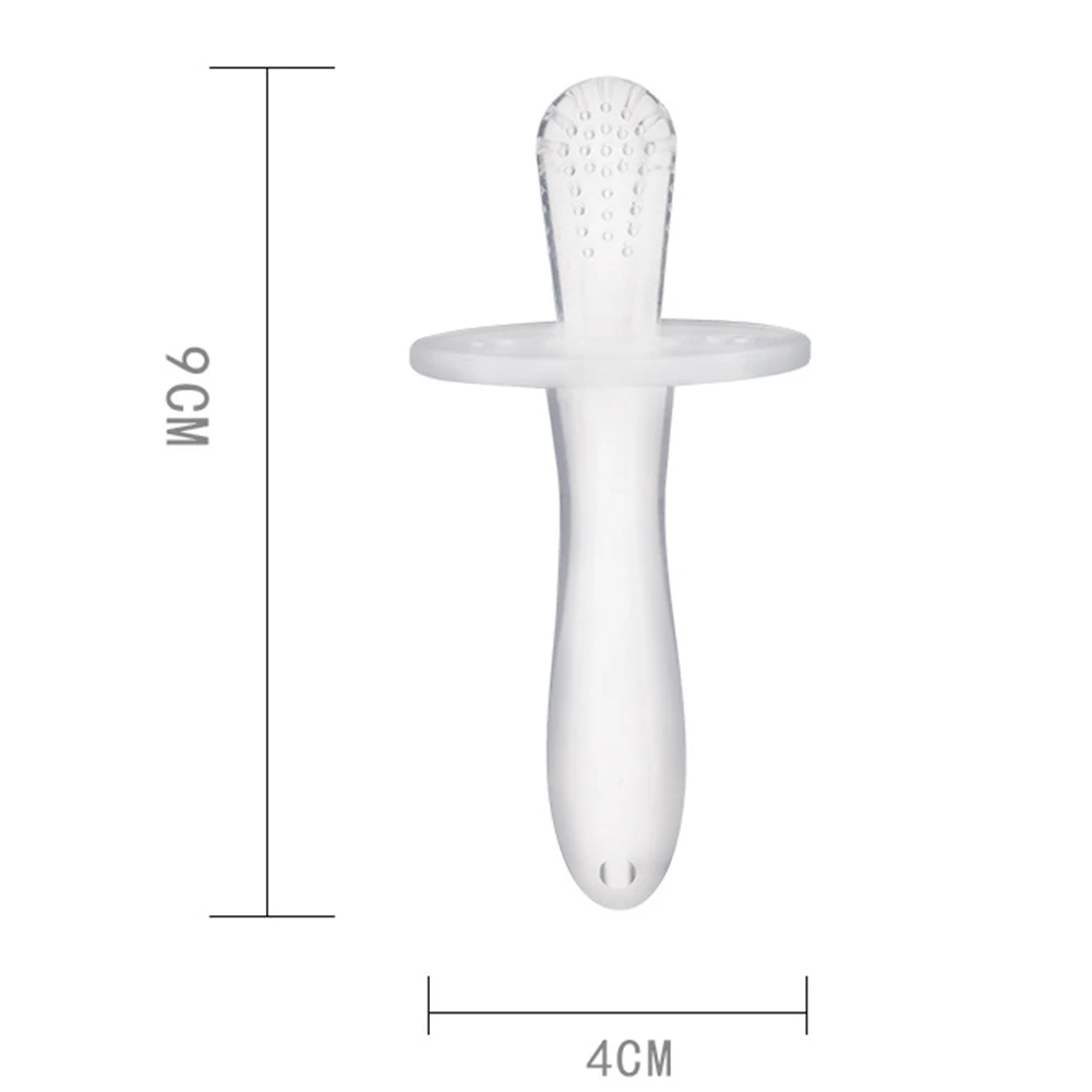 Baby Handheld Soft Silicone Clear Teether Teething Dental Care Cleaning Device develop good oral hygiene habits baby early age
Baby Handheld Soft Silicone Clear Teether Teething Dental Care Cleaning Device develop good oral hygiene habits baby early age