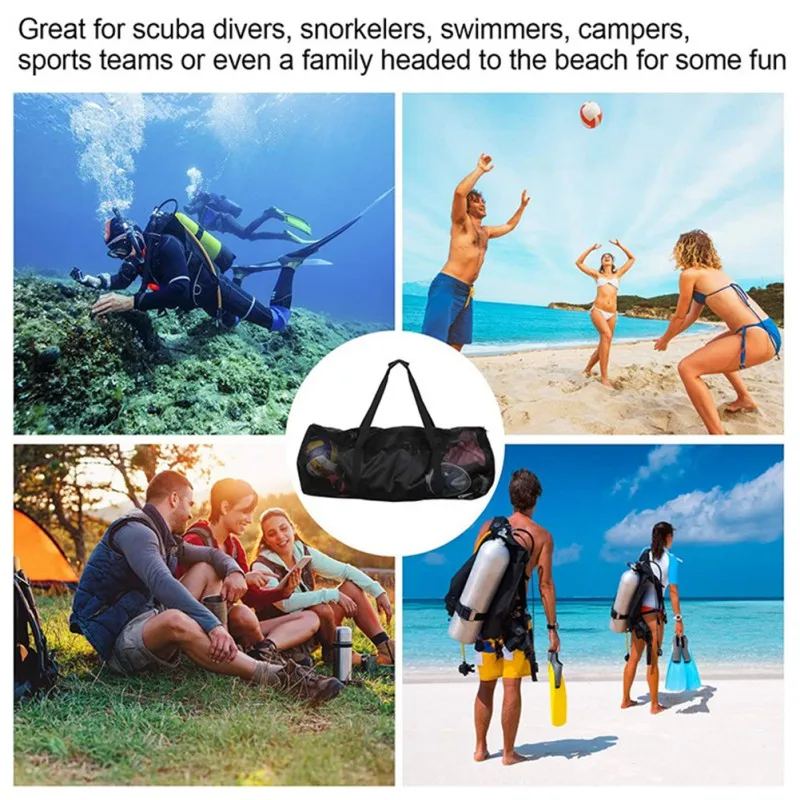 Scuba Diving Snorkeling Mesh Duffel Bag Outdoor Travel Duffle Dry Bag Large Capacity Fitness Yoga Suit Storage Bag
Scuba Diving Snorkeling Mesh Duffel Bag Outdoor Travel Duffle Dry Bag Large Capacity Fitness Yoga Suit Storage Bag