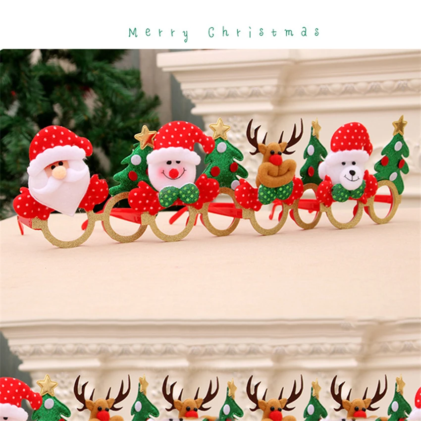 New Christmas Glasses Party Props Snowman Old Man Deer Bear Antlers Kids Gift Party Decorations New Year Decor Halloween Cosplay
New Christmas Glasses Party Props Snowman Old Man Deer Bear Antlers Kids Gift Party Decorations New Year Decor Halloween Cosplay