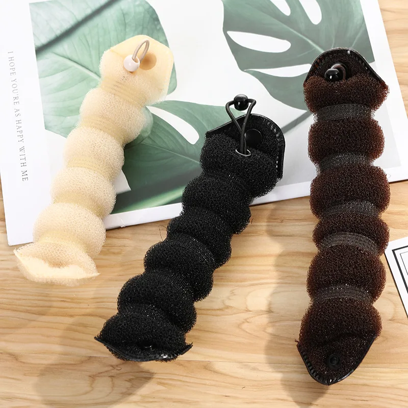 2pc/lot Fashion Hair Tools Magic Quick Bun Make Styling Long Headbands Women DIY Hairbands Girl Bands Accessories | Аксессуары для