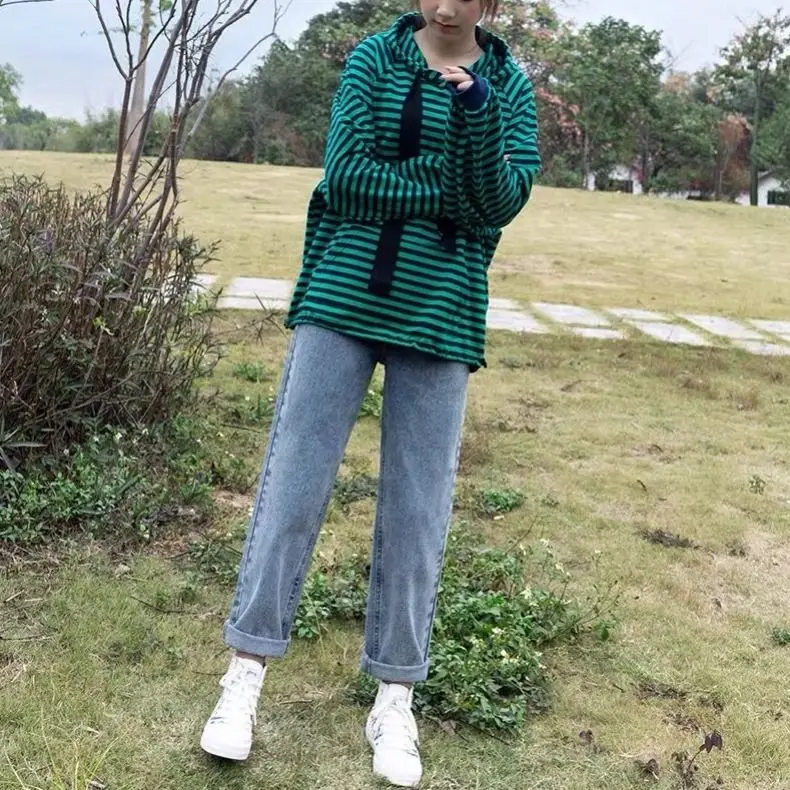 Jeans women's tide ins loose straight trend student ulzzang wild high waist slim pants
Jeans women's tide ins loose straight trend student ulzzang wild high waist slim pants
