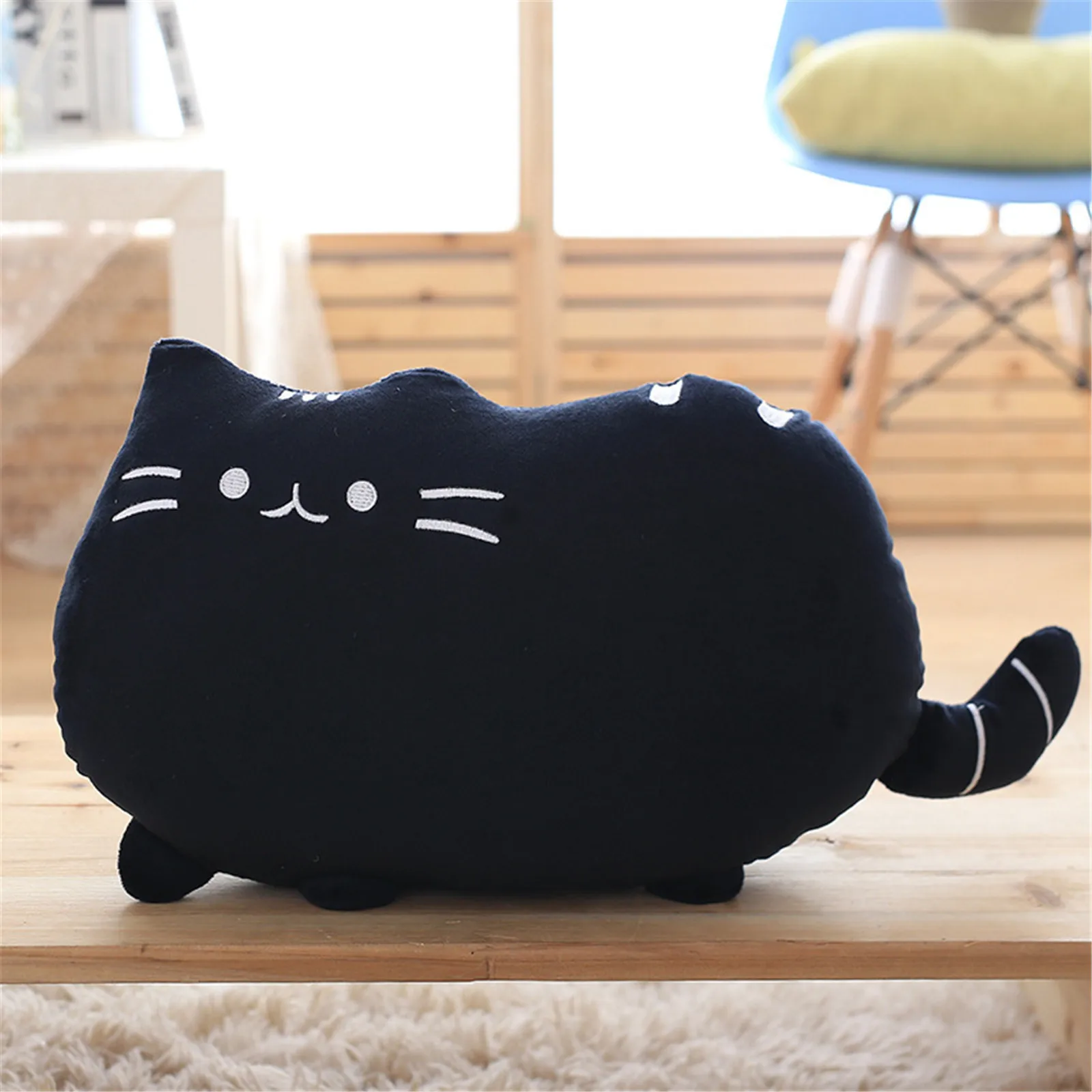 Kawaii Cat Pillow With Zipper Only Skin Without PP Cotton Biscuits Plush Animal Doll Toys Big Cushion Cover Peluche Gift
Kawaii Cat Pillow With Zipper Only Skin Without PP Cotton Biscuits Plush Animal Doll Toys Big Cushion Cover Peluche Gift