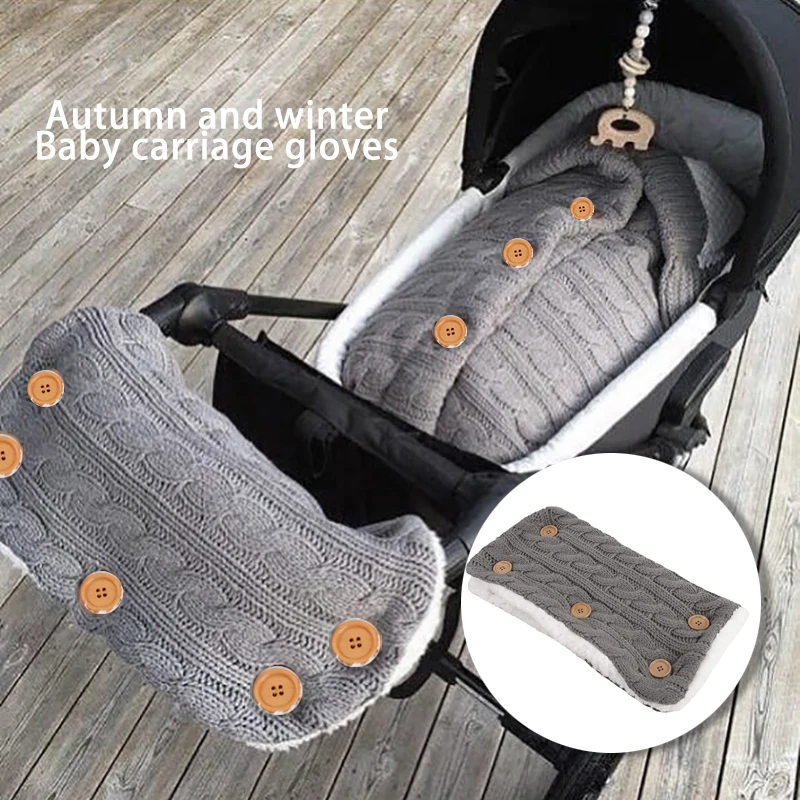 

Перчатка для детской коляски, зимняя тележка для багги, грелка, аксессуары для рук, детские перчатки для перевозки, ветрозащитная практична...