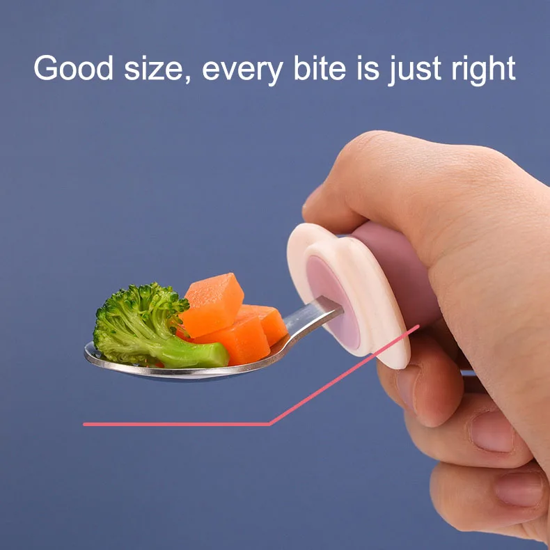 2Pcs/Set Easy Grasp Cartoon Pattern Infant Feeding Spoon Fork Set 316 Stainless Steel Short Handle Soft Removable Bezel
2Pcs/Set Easy Grasp Cartoon Pattern Infant Feeding Spoon Fork Set 316 Stainless Steel Short Handle Soft Removable Bezel