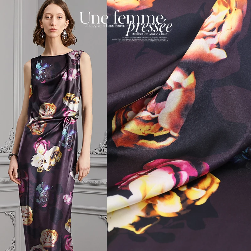 108cm wide silk stretch satin fabric meter 19mm natural silk fabric satin printed rose fabric wholesale silk cloth
108cm wide silk stretch satin fabric meter 19mm natural silk fabric satin printed rose fabric wholesale silk cloth