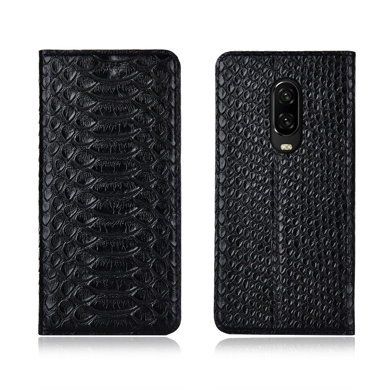 Luxury Business Genuine Leather Ultra Slim Phone Cover For OnePlus 6T Flip Case 6 Sleeve Funda Coque Capa | Мобильные телефоны и
