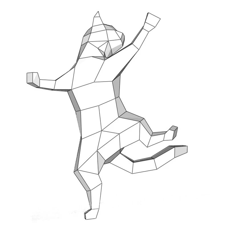 DIY Home Decoration Cute Cat Paper Model Puzzle Toy Animal for Restaurants Store Bar Waterproof Educational Folding Model Toy
DIY Home Decoration Cute Cat Paper Model Puzzle Toy Animal for Restaurants Store Bar Waterproof Educational Folding Model Toy