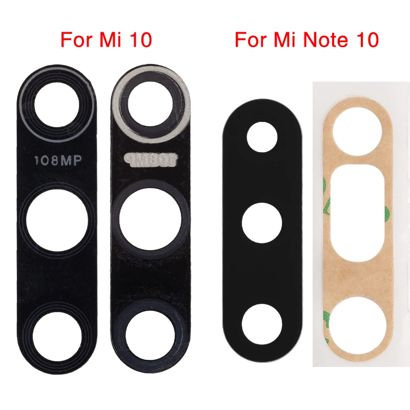 Стеклянный объектив для задней камеры Xiaomi Mi 10 Note 1 шт. стеклянная крышка объектива