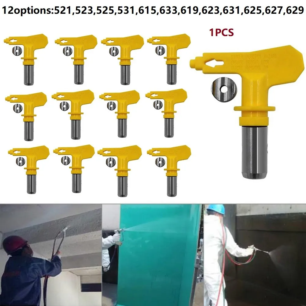 Universal Airless Spray Tip Nozzle Paint Tools Home Tip Spray For Wagner Paint Sprayer 521/523/525/531/615/633/619/623/631/625
Universal Airless Spray Tip Nozzle Paint Tools Home Tip Spray For Wagner Paint Sprayer 521/523/525/531/615/633/619/623/631/625