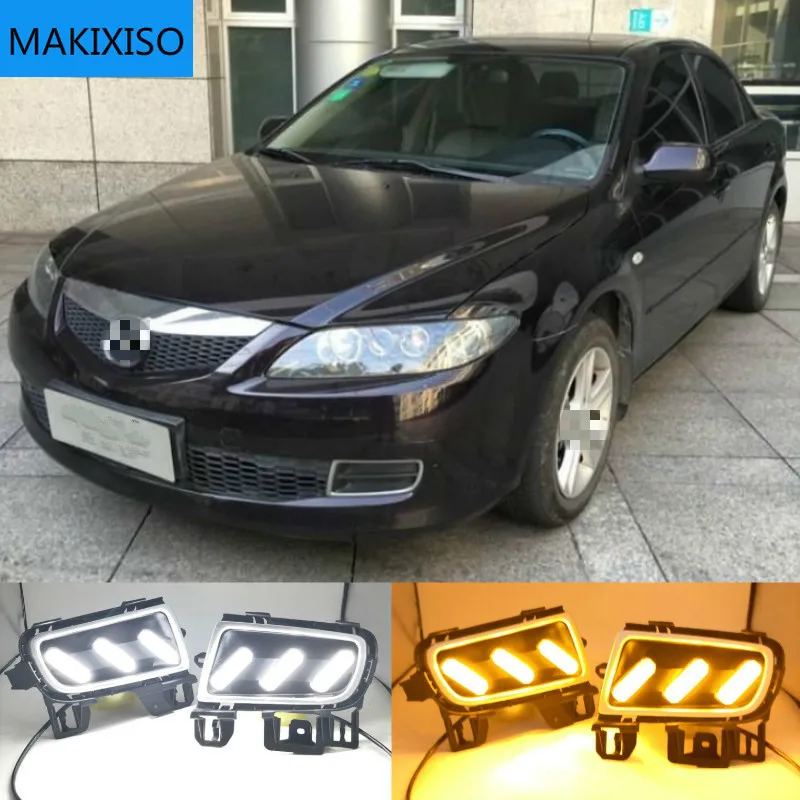 Дневные ходовые огни, 1 пара, для Mazda 6, Mazda6, 2005, 2006, 2007, 2008, 2009, противотуманные фары, 12 В 
Дневные ходовые огни, 1 пара, для Mazda 6, Mazda6, 2005, 2006, 2007, 2008, 2009, противотуманные фары, 12 В