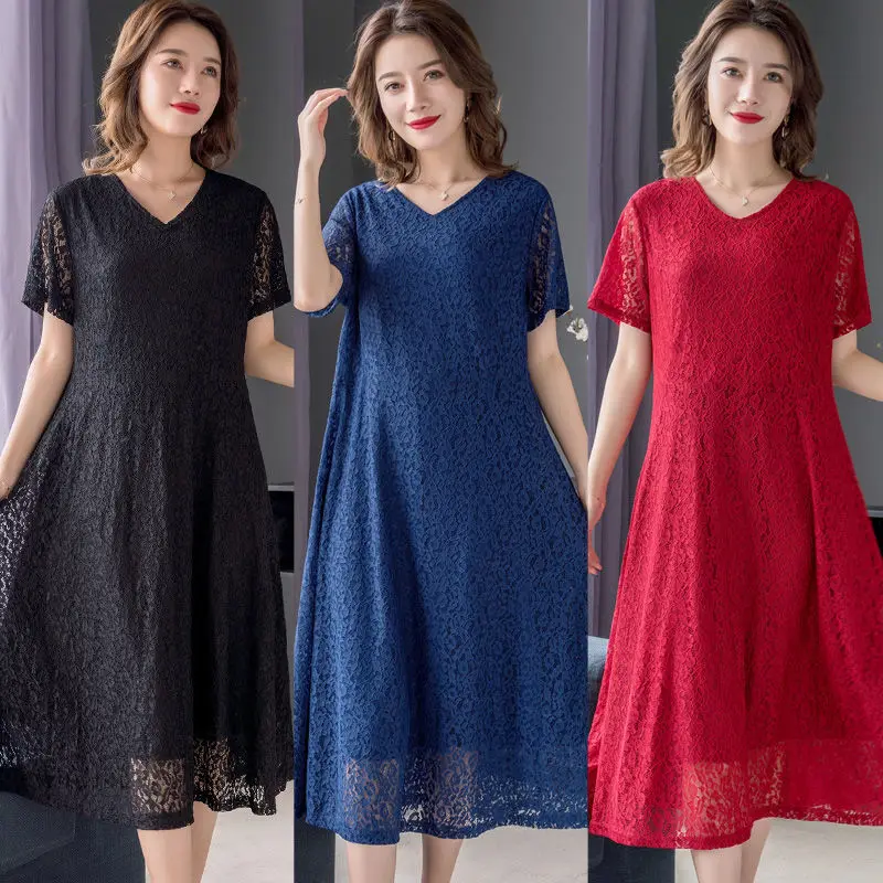 Large size dress 2021 women's fat MM elastic lace thin medium and long meat cover skirt large size skirt
Large size dress 2021 women's fat MM elastic lace thin medium and long meat cover skirt large size skirt