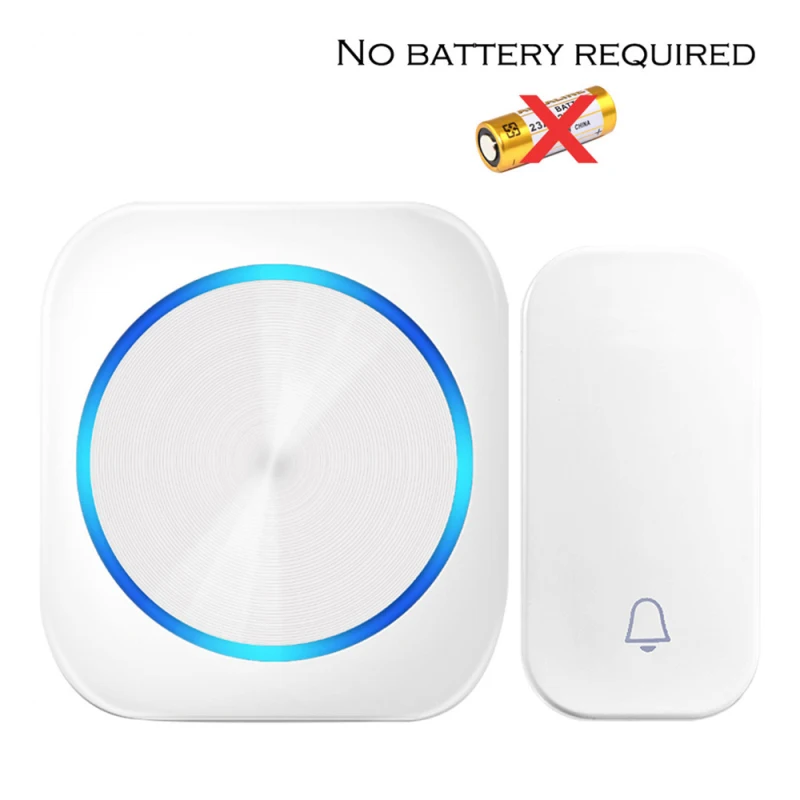 Battery-free EU Plug Smart Home 1 2 Button 1 2 Receiver Self-powered Waterproof Wireless Doorbell Doorbell Night Light
Battery-free EU Plug Smart Home 1 2 Button 1 2 Receiver Self-powered Waterproof Wireless Doorbell Doorbell Night Light